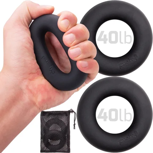 Vista 4 de Anillos de entrenamiento de fuerza de agarre, escalada en roca y bouldering, fuerza de agarre de jujitsu, entrenador BJJ, agarre de mano