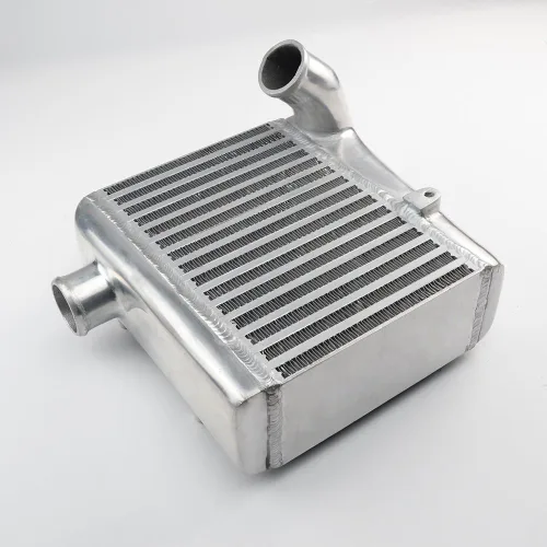 Vista 6 de Kit de refrigeración intercooler de aluminio mejorado con pernos de montaje lateral dual compatible con Nissan 300ZX Twin Turbo 1990-1996