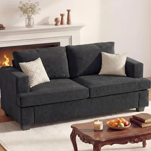 Vista 20 de Apicizon Cloud Couches Juegos de Muebles para Sala de Estar, Juego de Sofá Loveseat de 2 Plazas y Sofá de 3 Plazas para Dormitorio, Cómodo Sofá Cama