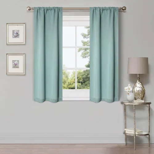 Vista 55 de Superior Blackout Curtains, Room Darkening, Bedroom, Drapes, Kitchen, Living Room Window Accents, Sun Blocking, Thermal, 2 Pack, Solid Blackout