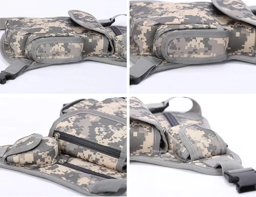 Vista 21 de SEALINF Riñonera de lona Riñonera Racing Drop Leg Bag Motocicleta Bolsa al aire libre