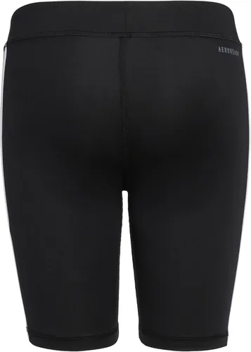 Vista 3 de adidas Pantalones cortos de ciclismo con cintura separada de 3 rayas para niña
