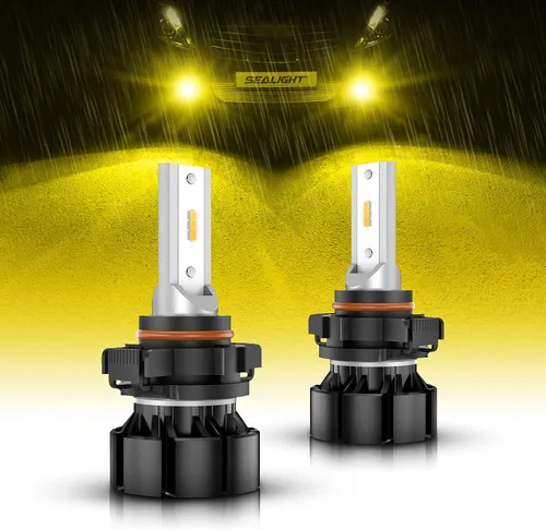 Vista 13 de SEALIGHT Bombilla antiniebla LED H11 H16, tamaño mini real 1:1, 6500 K, blanco frío, 6000 lúmenes, luces antiniebla LED H8/H16 para automóviles