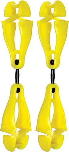 Vista 15 de Ergodyne Squids 3420 Swiveling Glove Clip Holder with Dual Clips