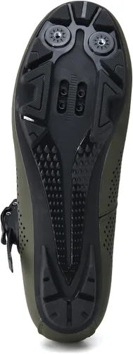 Vista 4 de Zapatos de ciclismo de montaña para hombre y mujer, zapatos de bicicleta MTB compatibles con Shimano SPD con pedales de 2 pernos con tacos, zapatos
