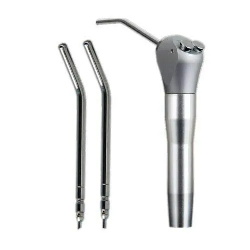 Vista 2 de 10x Dental Air Water Spray Triple Jeringa 3 Boquillas Tres Vías Puntas Plata