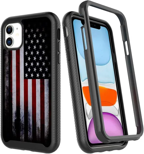 Vista 11 de Basketball King 23, diseño de jersey rojo, compatible con iPhone 11, funda de lujo a prueba de golpes, funda resistente de doble capa de TPU suave +