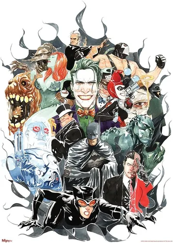 Vista 14 de MIGHTYPRINT DC Comics - Absolute Batman - Cubierta de la variante número 1 - Arte de pared de 17 x 24 pulgadas - Colección oficial - Ideal