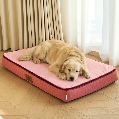 Vista 27 de LIORCE Cama grande para perros de espuma viscoelástica, camas ortopédicas de 4 pulgadas de grosor para perros grandes, cama impermeable para perros