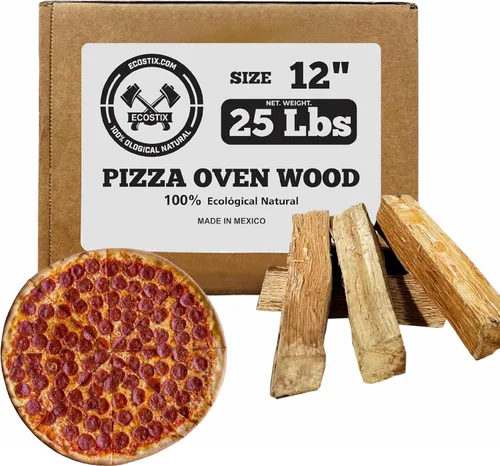 Vista 9 de Pizza Stix - Estufa de madera para horno de pizza, 12 pulgadas, 100% madera de roble seca al horno, ideal para: cocinar pizza, asar a la parrilla