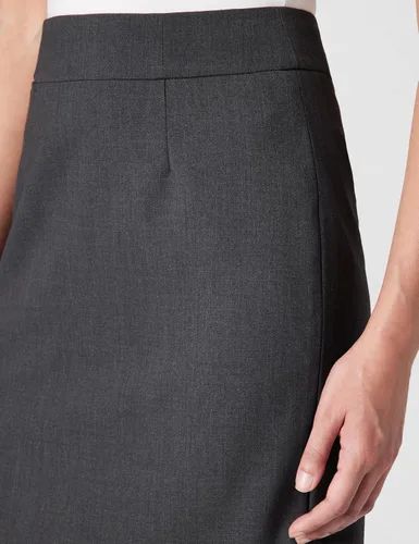 Vista 4 de Calvin Klein - Falda de traje de corte clásico recta Lux para mujer (Tallas regulares y tallas grandes)