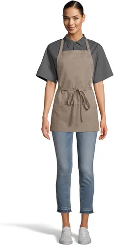 Vista 13 de Uncommon Threads Delantal ajustable unisex con 3 bolsillos para restaurante