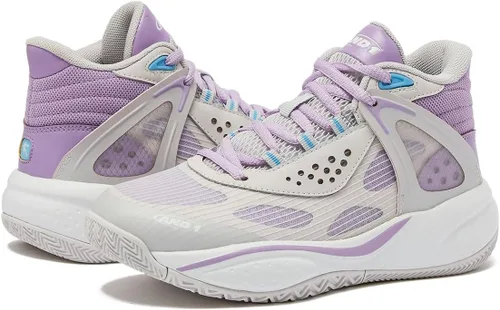 Vista 6 de AND1 Revel Mid - Tenis de baloncesto para niños y niñas, tenis de baloncesto para jóvenes, talla 1 a 7 para niños pequeños y grandes