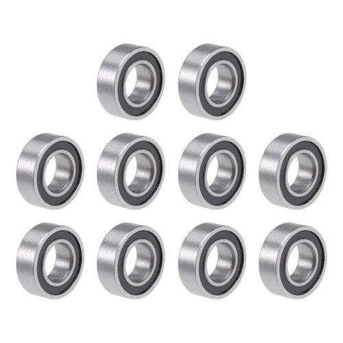 Vista 10 de uxcell 1616-2RS Rodamiento de bolas de ranura profunda Rodamientos de palanca Z2 sellados de 1/2 pulgadas x 1-1/8 pulgadas x 3/8 pulgadas, 10