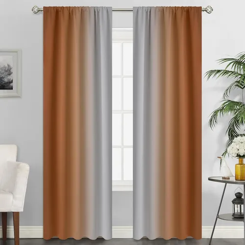 Vista 41 de SimpleHome Cortinas Pequeñas Negras Impermeables con Bolsillo para Barra Suave para Cocina, Cortinas Impermeables con Bolsillo para Barra