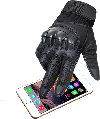 Vista 5 de Guantes tácticos pantalla táctil motocicleta dedo completo ciclismo moto ATV caza senderismo equitación escalada trabajo operativo deportes guantes