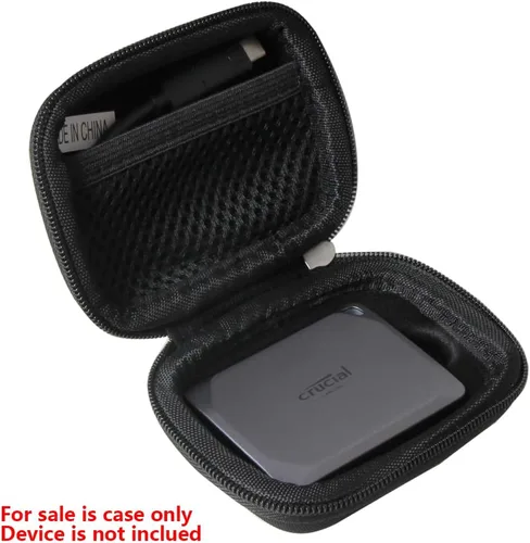 Vista 2 de Hermitshell Funda rígida de viaje para Crucial X9 / X9 Pro / X10 Pro 1TB/2TB/4TB SSD portátil, unidad de estado sólido externa USB 3.2