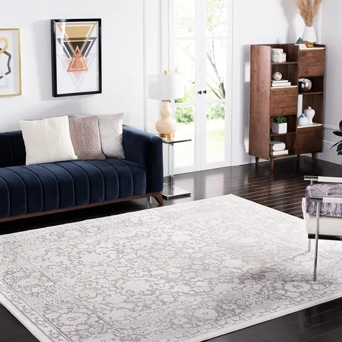 Vista 9 de SAFAVIEH Reflection Collection - Alfombra decorativa, 2 pies 3 pulgadas x 3 pies, color beige y crema, no desprende pelusa y es fácil de limpiar