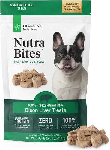 Vista 10 de ULTIMATE PET NUTRITION Nutra Bites Golosinas liofilizadas para perros