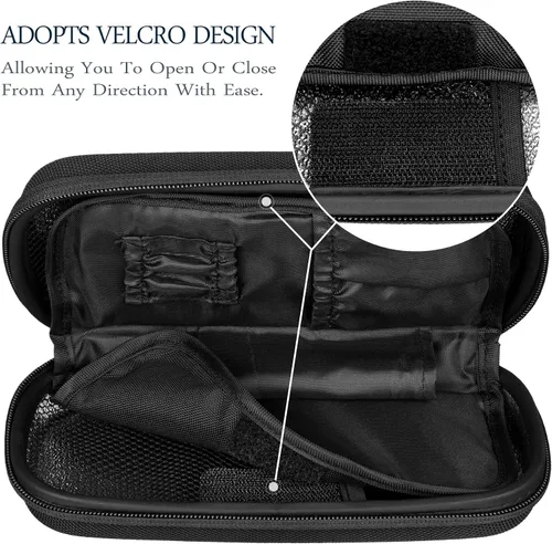 Vista 5 de SHBC - Estuche enfriador para viajar, organizador de medicamentos para diabéticos, bolsa refrigerante con aislamiento con 2 paquetes de hielo