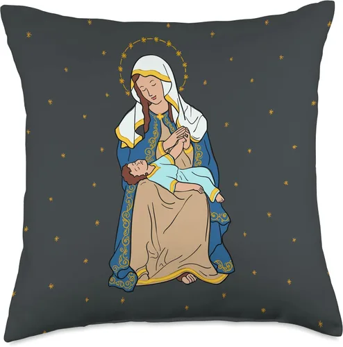 Vista 5 de Lady of Providence – Almohada de la Virgen de la Divina Providencia, 16 x 16, multicolor