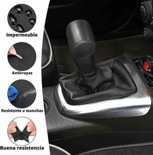 Vista 3 de KBH Funda para maletero de palanca de cambios para Hummer H3 2005-2011, accesorios interiores de cuero de vinilo, tapicería duradera para maletero