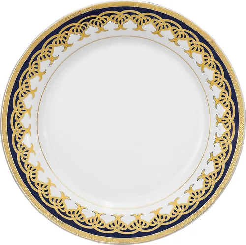 Vista 2 de Lorren Home Trends Juego de vajilla de porcelana de 57 piezas, Iris, servicio para 8