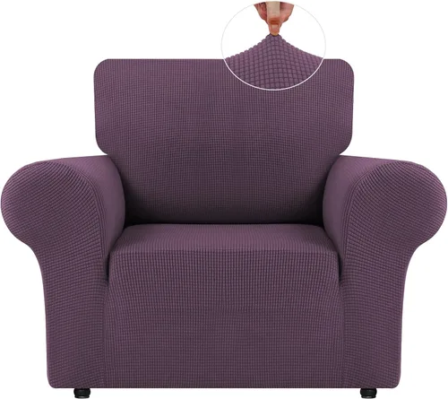 Vista 48 de LURKA Fundas elásticas para silla y sofá de 1 pieza, Fundas para sofá con protector elástico en la parte inferior para niños y perros