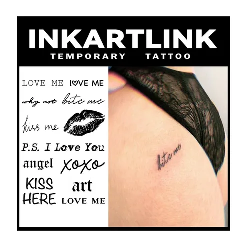 Vista 6 de INKARTLINK Tattoo Tech, 2 hojas de tatuaje semipermanente mediano, tatuajes temporales de diseño artístico para adultos, dura 1-2 semanas, Barco