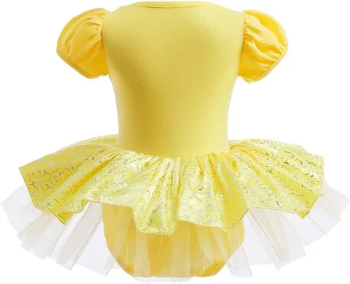 Vista 228 de Disfraz de princesa de Belle Sofía Blancanieves para niñas pequeñas, disfraz de princesa, Navidad, Halloween, mameluco con diadema