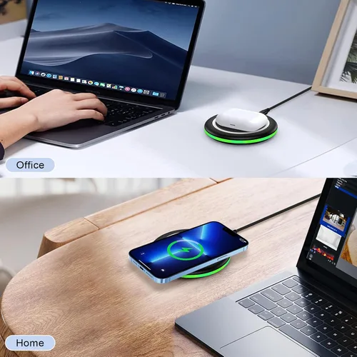 Vista 5 de Pixel 10 Teléfono Android Cargador inalámbrico Pad Soporte de carga rápida para Google Pixel 10 10 Pro 10 Pro XL 9 8 7,15W Estación de carga