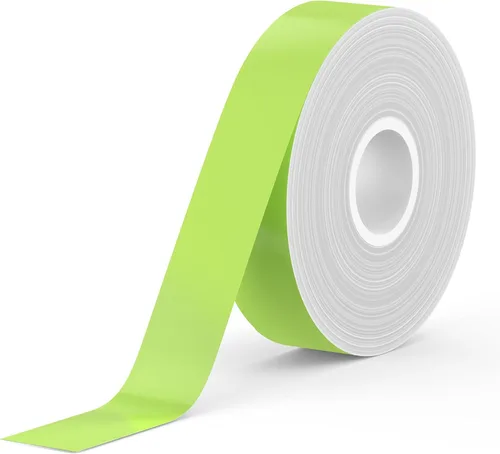 Vista 14 de SUPVAN E10 y E11 Cinta para Fabricante de Etiquetas, 15 mm × 6 m Cinta de etiquetas térmicas laminadas continuas genuinas, resistentes al agua y al