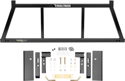 Vista 12 de RealTruck BACKRACK - Marco de estante de media lamas + kit de herramientas para uso con caja de herramientas de 21 pulgadas, combo Negro, sin