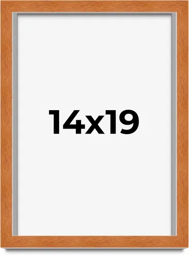 Vista 189 de Marco de 3 x 3 pulgadas de madera maciza de nuez y miel marrón con plexiglás acrílico UV, respaldo de tablero de espuma y accesorios para colgar
