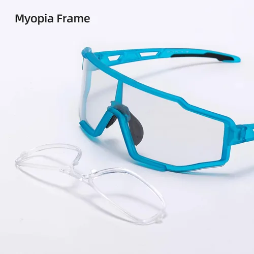 Vista 6 de ROCKBROS Gafas de sol fotocromáticas para hombres y mujeres gafas de ciclismo deportivas protección UV resistentes al viento gafas de bicicleta