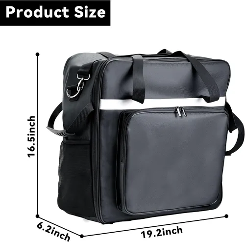 Vista 3 de AODPWEN Bolsa de transporte para máquina Ninja Slushie FS301 y FS300 Durable 1680D Oxford, Impact Padding, Hand & Shoulder Straps, Mesh Side