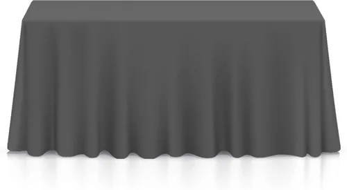 Vista 13 de Lann's Linens - Mantel rectangular de tela de poliéster de primera calidad para bodas, banquetes y restaurantes Rojo