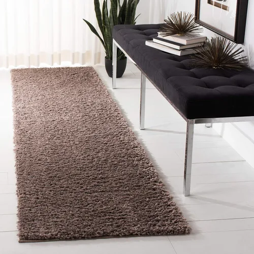 Vista 42 de SAFAVIEH Colección August Shag - Alfombra de área de 6 x 9 pies, color lila, diseño sólido, no desprende pelusa y de fácil cuidado, grosor de 1.2