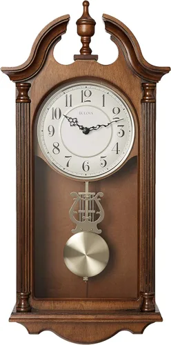 Vista 2 de Bulova C1517 Saybrook - Reloj de pared, color cereza marrón