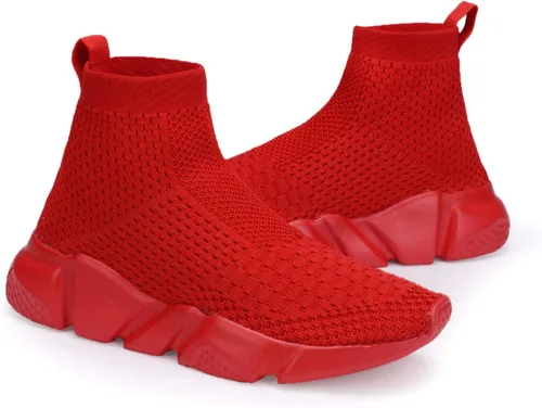 Vista 6 de Casbeam Boys and Girls Breathable Lightweight Fashion Casual Sports Walking Shoes Running Sneakers High Top (ToddlerLittle Kid Bib Kid)