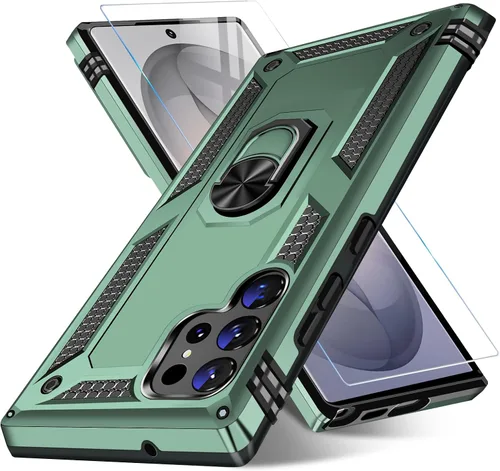 Vista 94 de Funda para Samsung Galaxy S21 5G resistente con protector de pantalla integrado, armadura dura, funda anticaída militar para Samsung S21 5G 6.2 2021