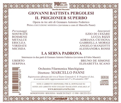 Vista 2 de Il Prigionier Superbo