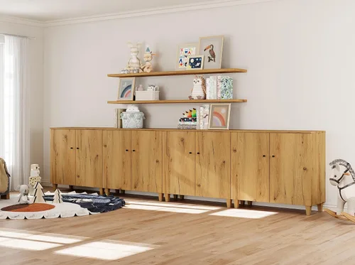 Vista 12 de WAMPAT Cómoda pequeña para dormitorio, cómoda de madera moderna de 35.4 pulgadas para armario organizador de almacenamiento con 3 compartimentos