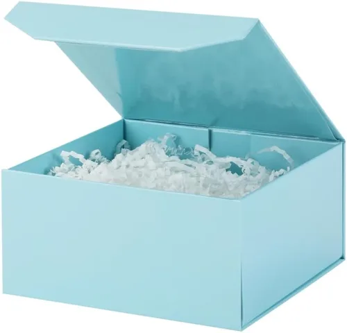 Vista 58 de 1 paquete de caja de regalo negra con tapas, pequeña de 12 x 8 x 2.7 pulgadas, cajas de regalo para ropa, cajas de regalo para camisas con cinta