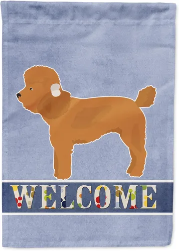 Vista 116 de Caroline's Treasures CK3645GF Bandera de bienvenida de bulldog inglés para jardín, bandera decorativa para patio exterior, obras de arte de patio