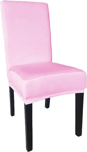Vista 27 de Funda protectora de tela de elastano elástica extraíble y lavable para silla de comedor (color aguamarina, 6)
