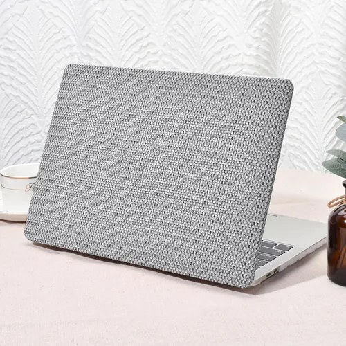 Vista 18 de Seorsok Funda compatible con MacBook Air de 13 pulgadas 2022-2018 versión A1932 A2179 M1 A2337 Touch ID, elegante funda rígida de plástico de cuero