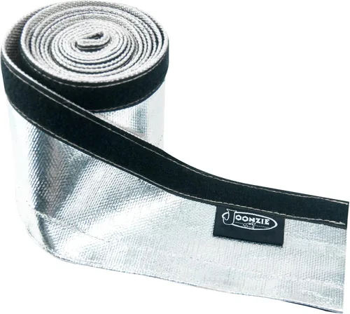 Vista 5 de Funda de protección térmica aluminizada plateada de 1 pulgada de diámetro interior x 10 pies para una manguera de protección térmica definitiva