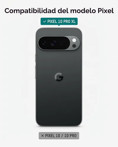 Vista 6 de Mous - Funda para Google Pixel 10 Pro XL, compatible con MagSafe y Pixelsnap, color negro superfino