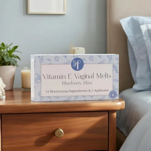 Vista 7 de Femallay - Supositorios orgánicos de fusión vaginal, sabor a arándano - 100% alivio natural para la sequedad, el olor y la incomodidad femenina